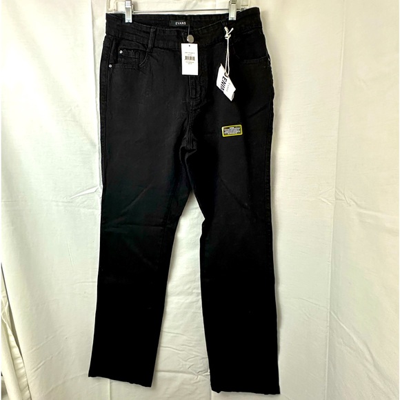 NWT Evans black jeans size 14 - Picture 1 of 3
